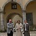 Gérard Jacquier, Marie-Noëlle Lienemann et Francine Benoist à Poligny