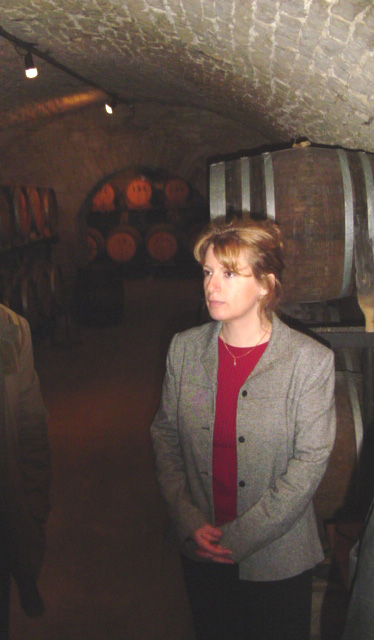 Au coeur du vignoble Jurassien, lors d'une visite de caves à Château-Chalon