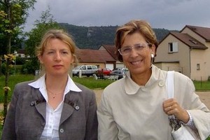 Francine BENOIST et Marie-Noëlle Lienemann à Montholier